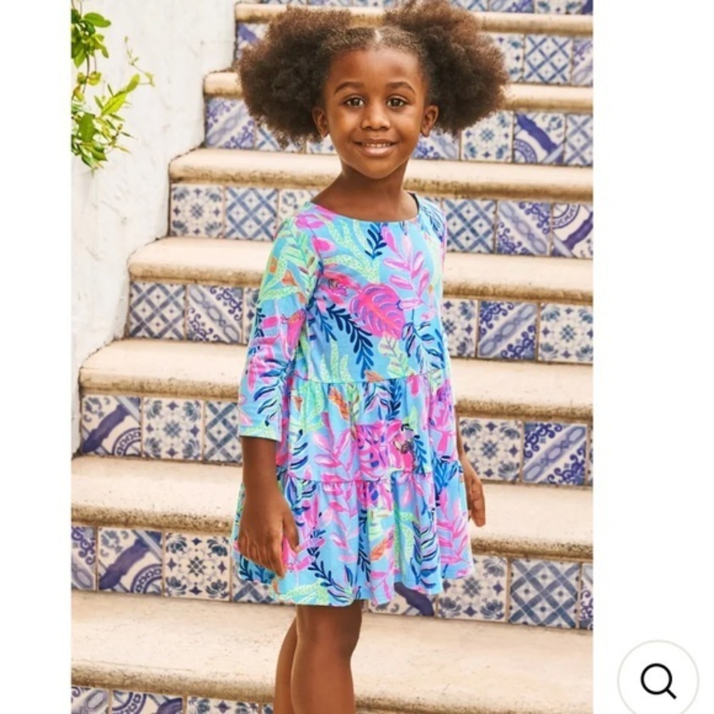 Lilly Pulitzer Girls Geanna Swing Dress size 2-3 girls